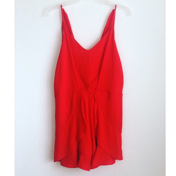 Dark Red Mm Mm Mm Romper (EUC) - Picture 1 of 4